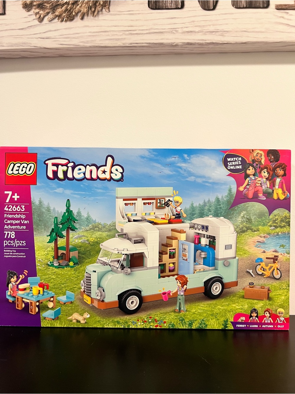 LEGO Friends Mint Green Camper Van Adventure Playset